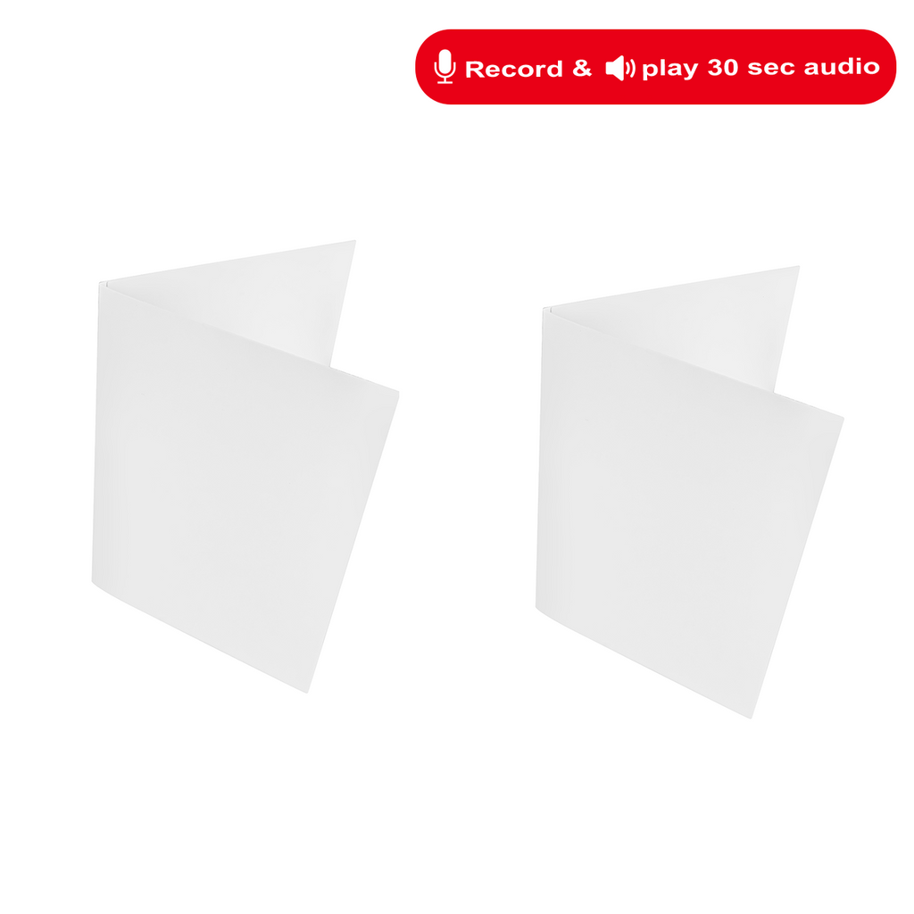 Blank Recordable Greeting Cards (2-Pack)