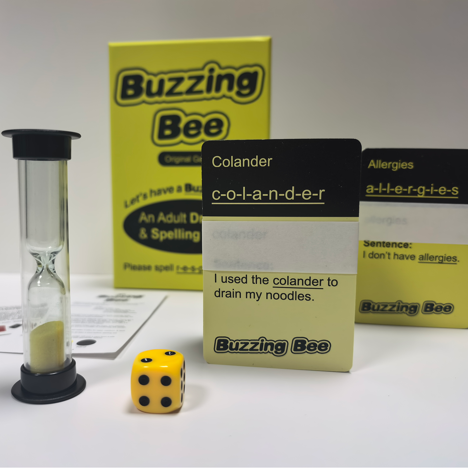 Buzzing Bee: An Adult Drinking & Spelling Game