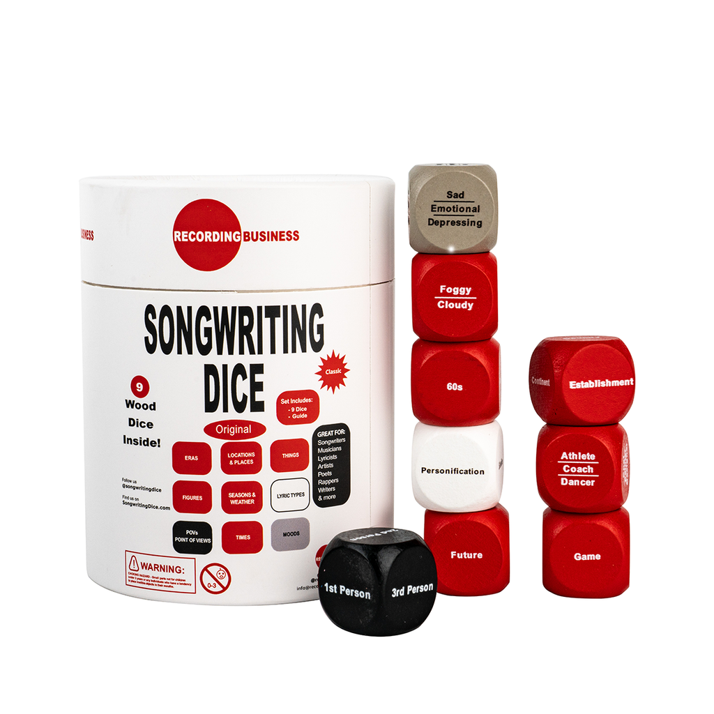 Songwriting Dice: 9 Songwriting Dice for All Genres