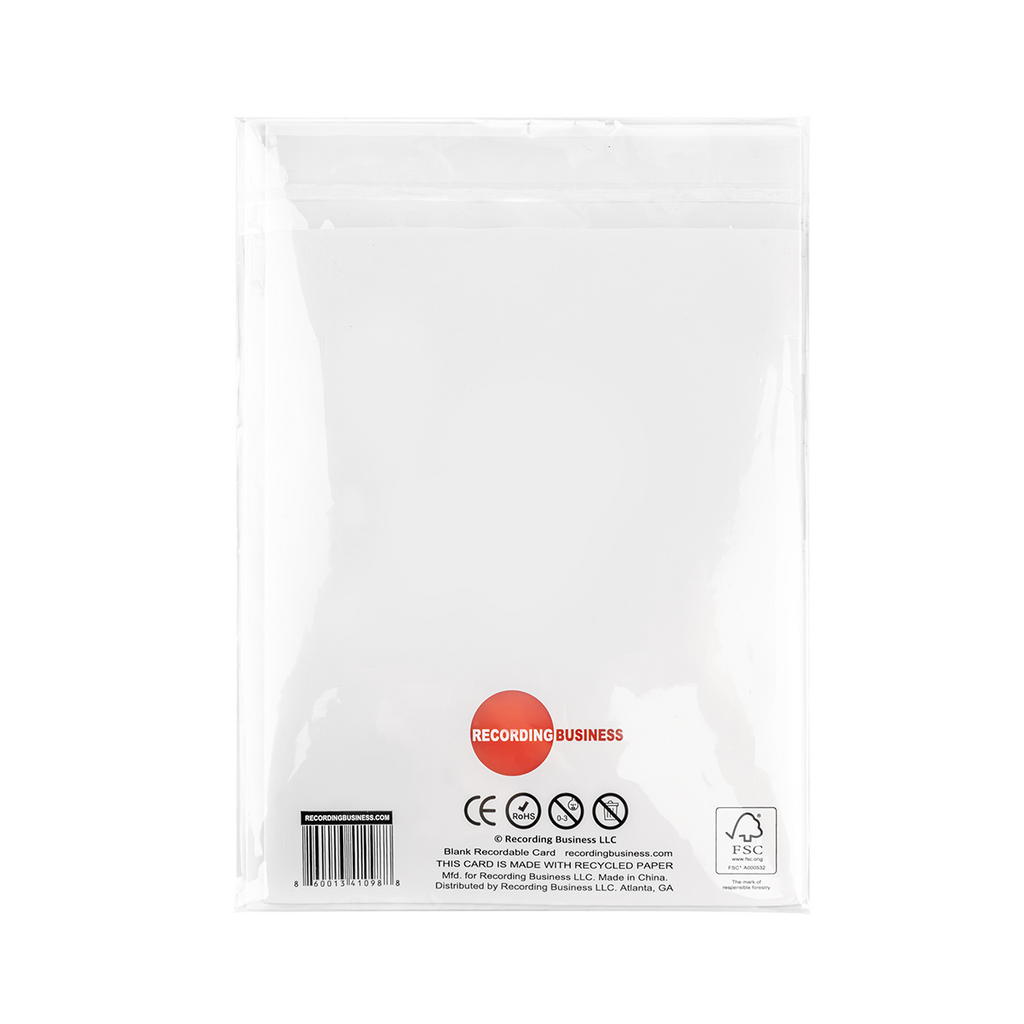 Blank Recordable Greeting Cards (8-Pack)