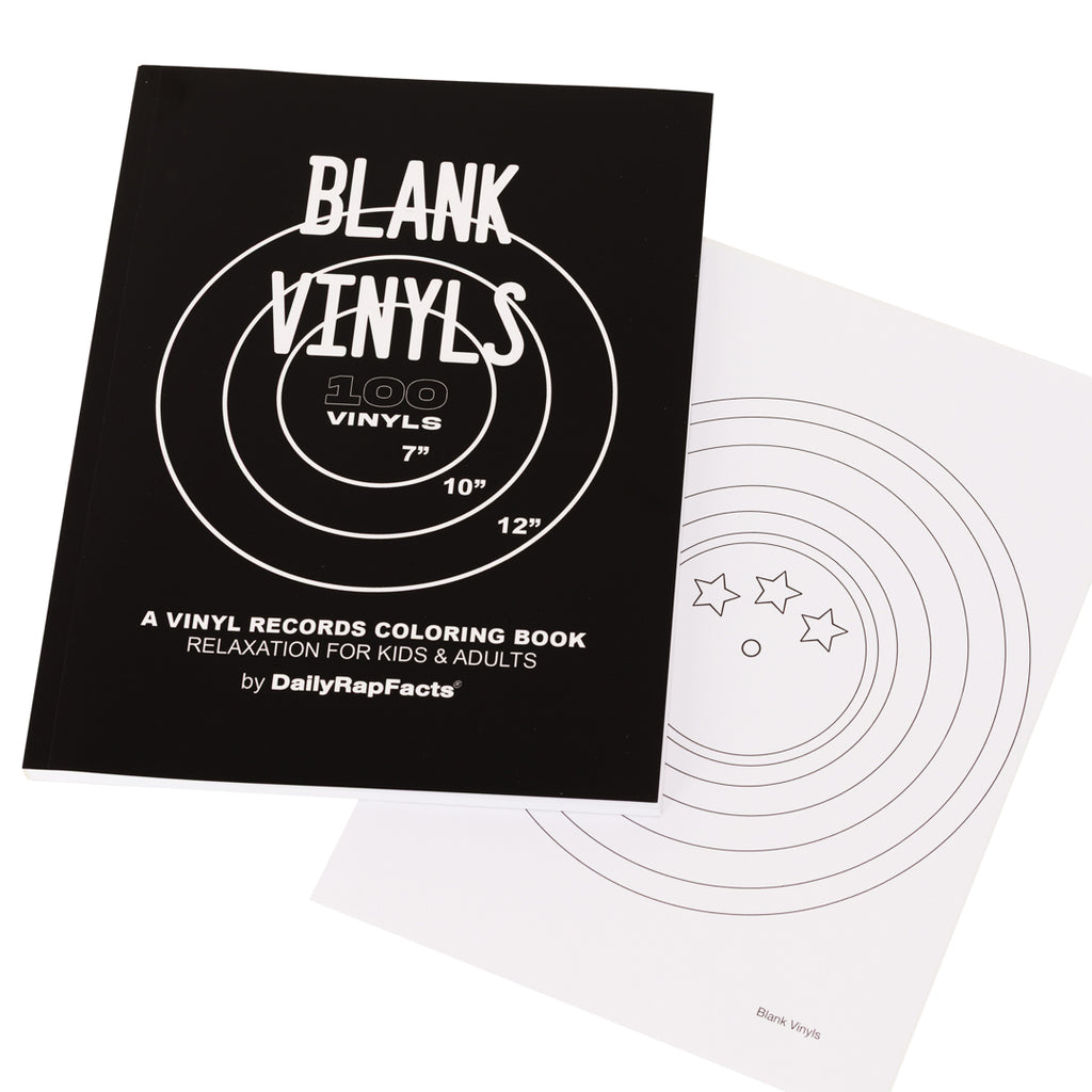 Blank Vinyls: A Vinyl Records Coloring Book