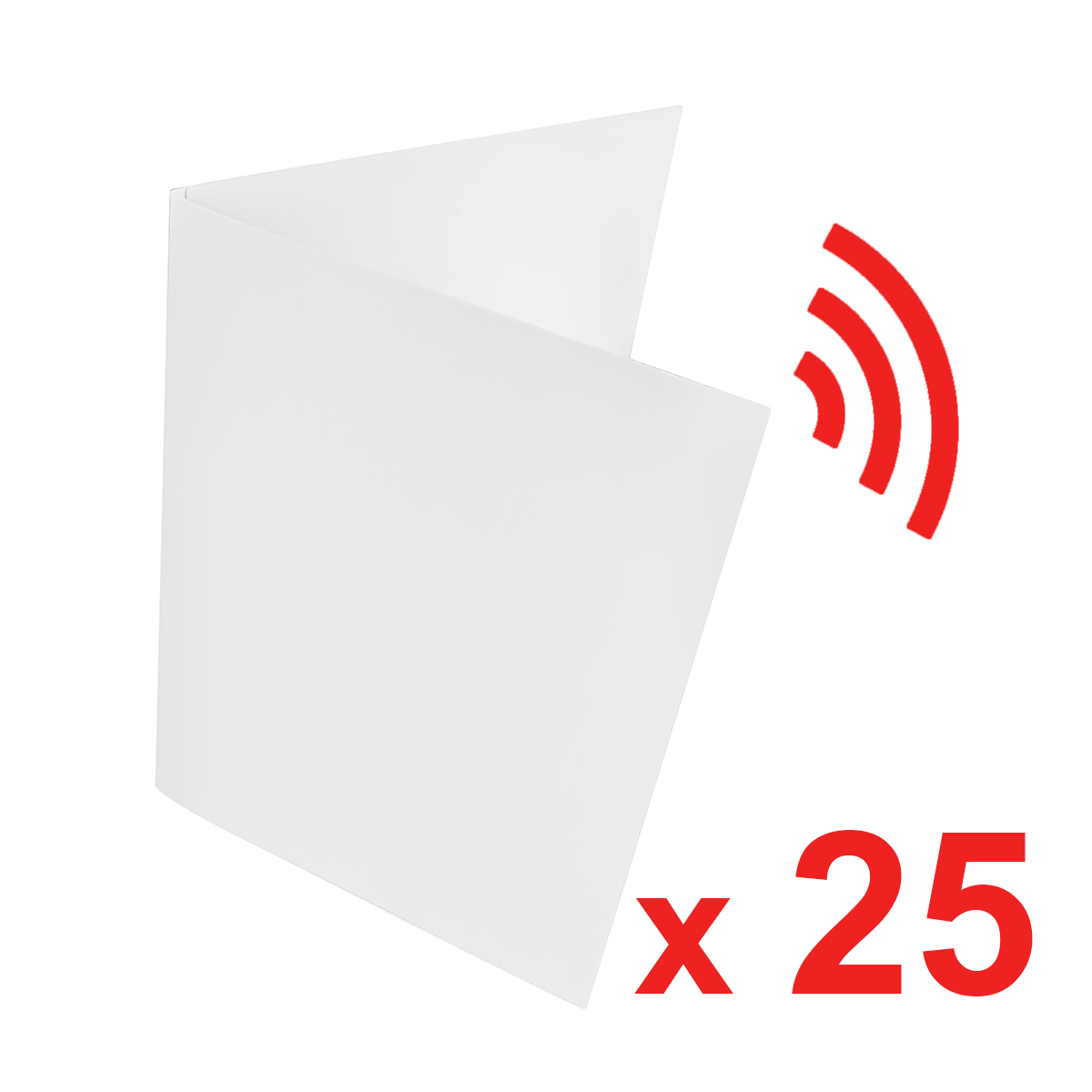 Blank Recordable Greeting Cards (25-Pack)