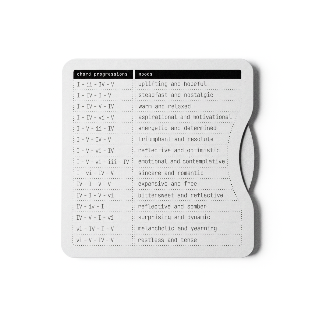 Chordii Roman Numeral Music Theory Wheel
