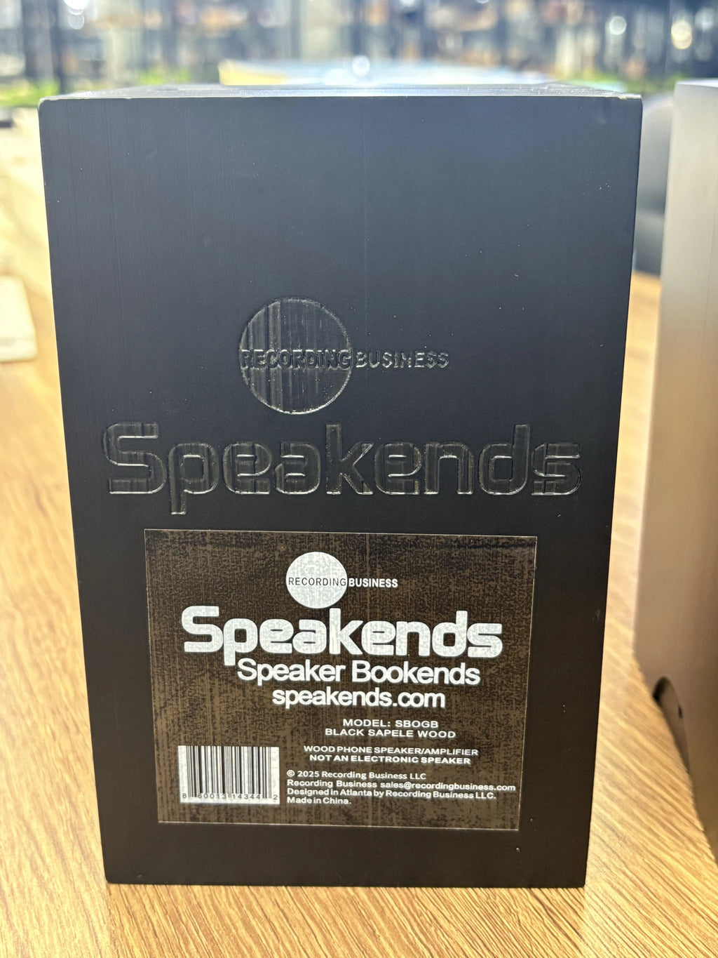 Speakends - Speaker Bookends - Black (Set of 2)