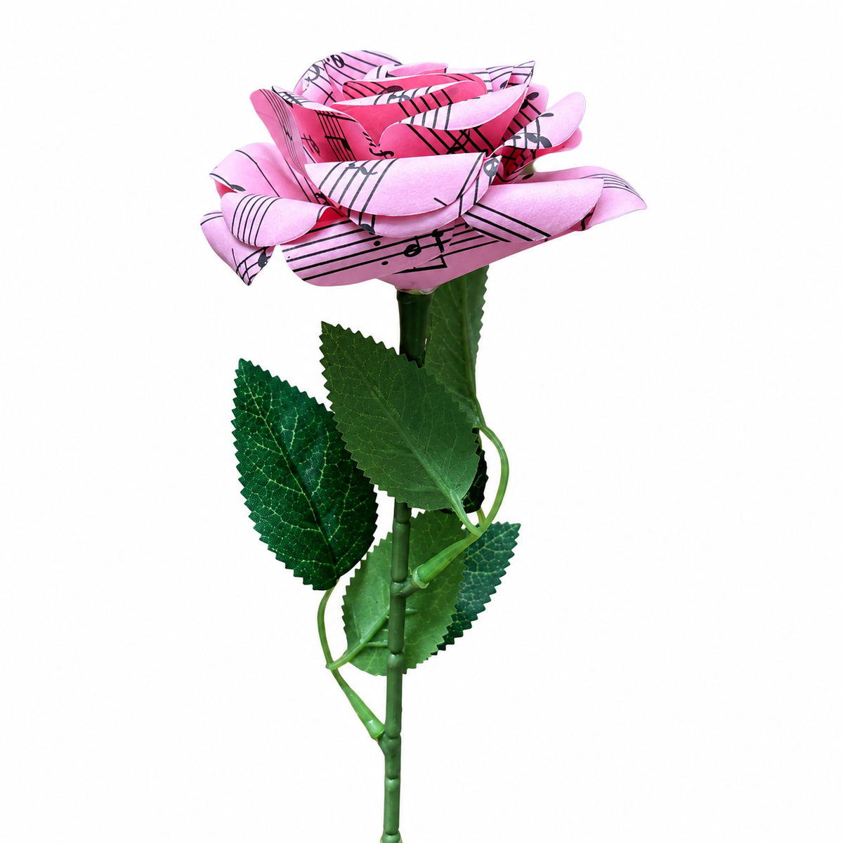 Shroses: Sheet Music Rose Paper Flowers