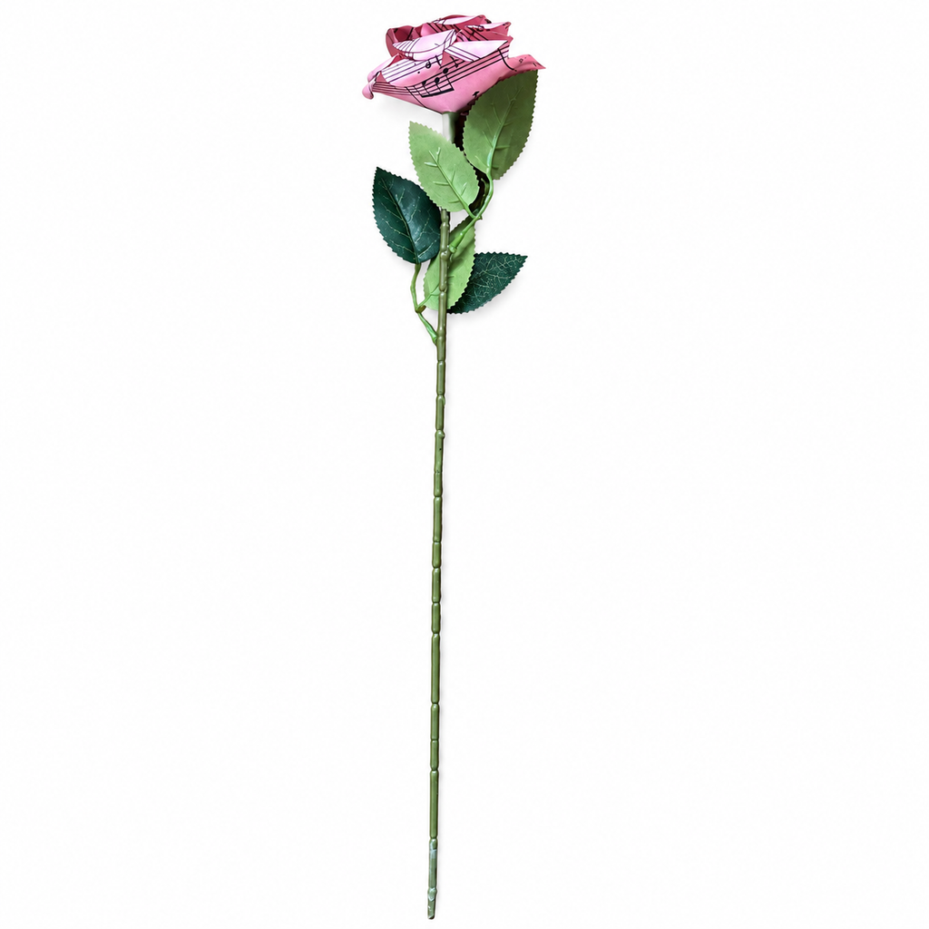 Shroses: Sheet Music Rose Paper Flowers