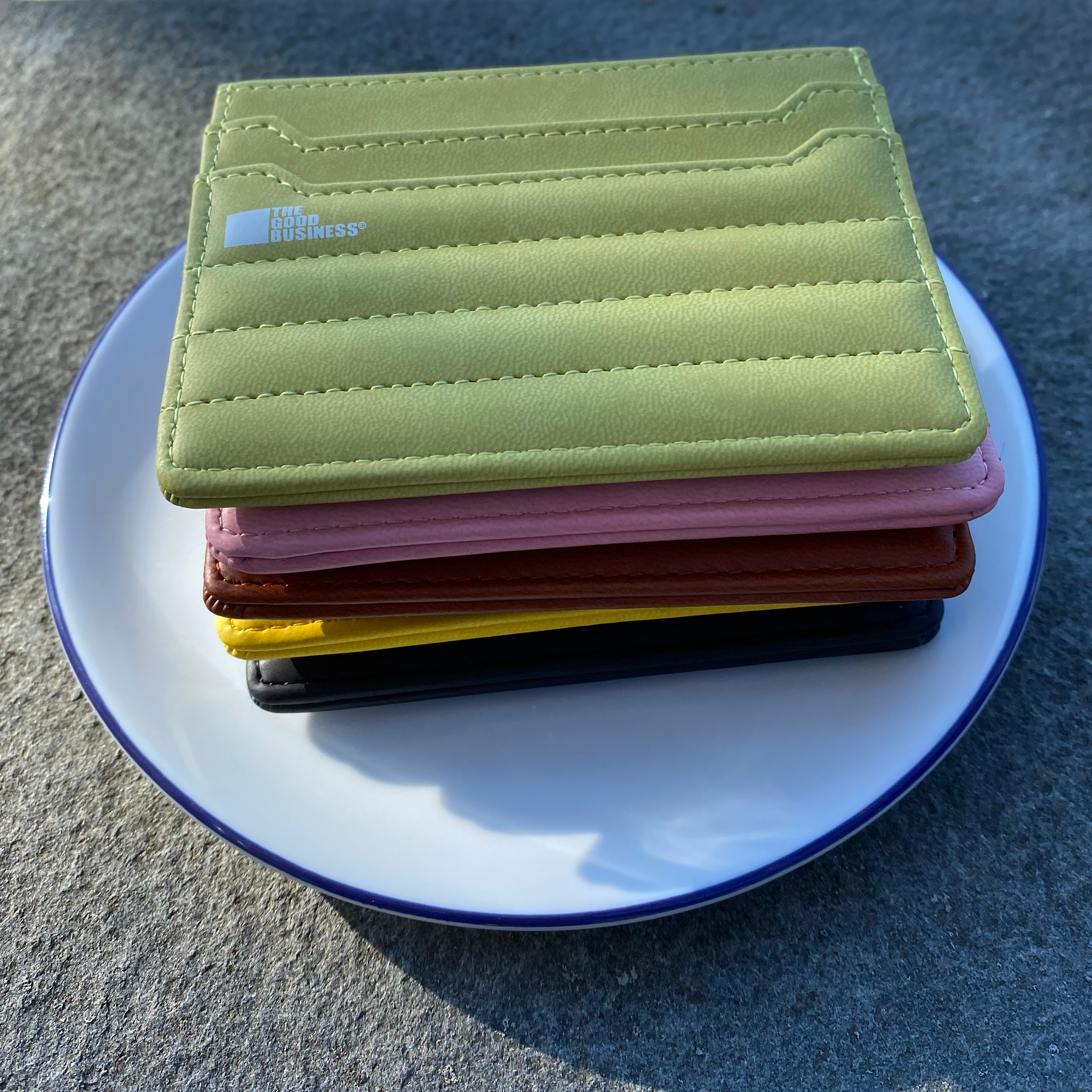 Green Puffer Card Holder Wallet (Matcha)