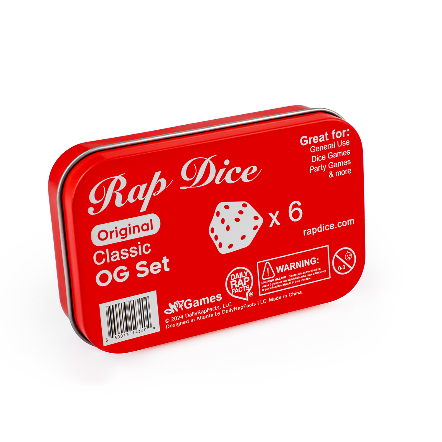 Rap Dice (6pc OG Set)