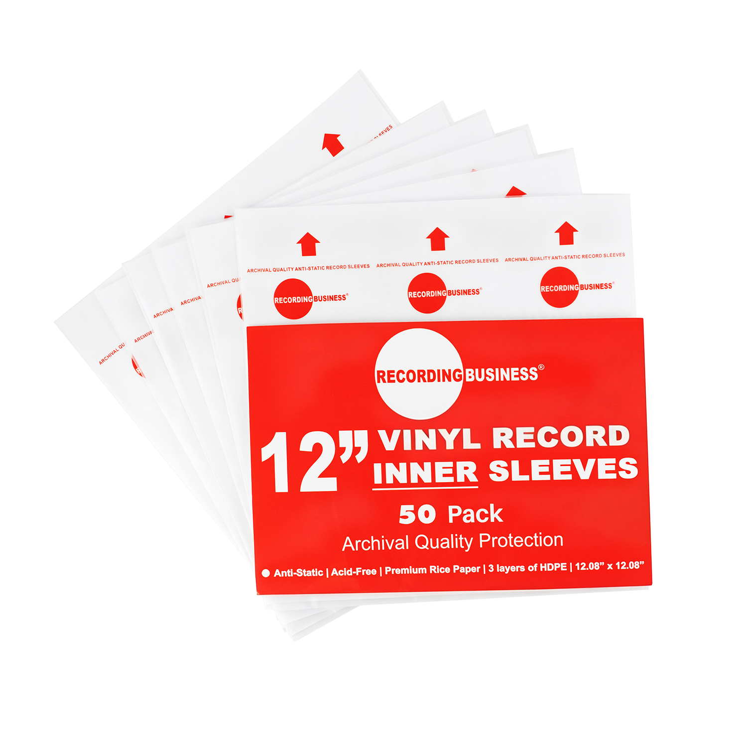 Recording Business 12inch Vinyl Record Inner Sleeves
