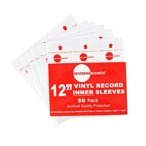 Recording Business 12inch Vinyl Record Inner Sleeves