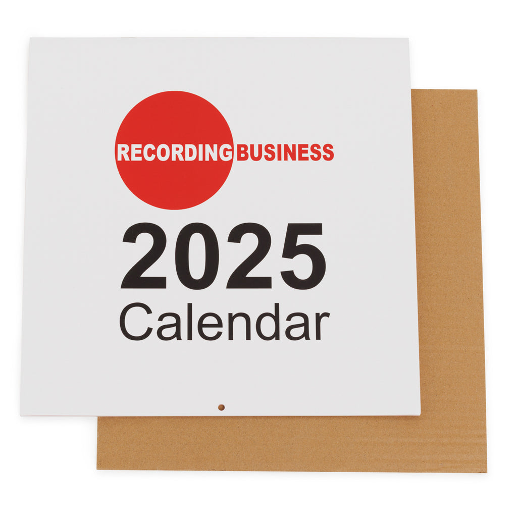 Recording Business 2025 Calendar