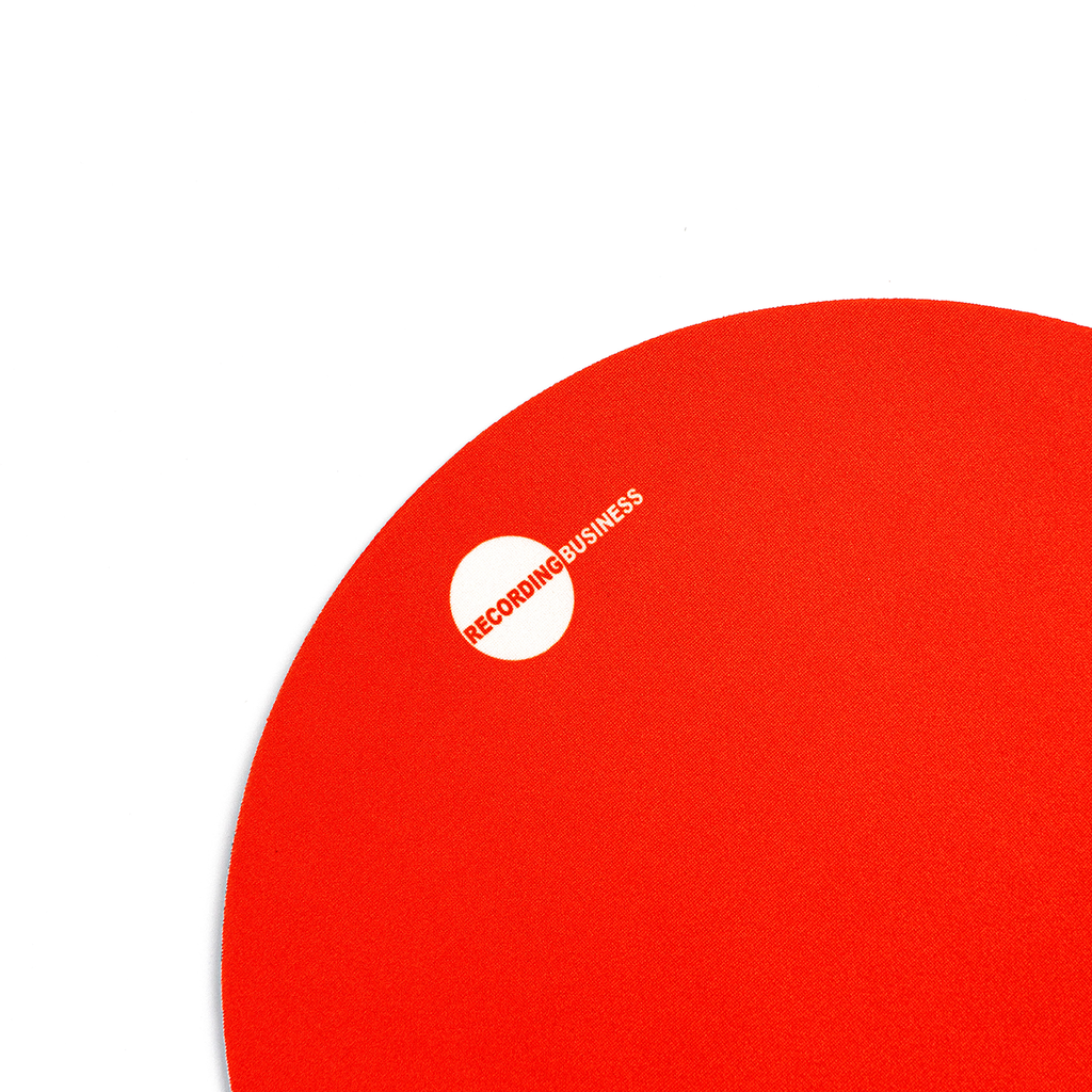Red Memory Foam Mouse Pad with Wrist Rest