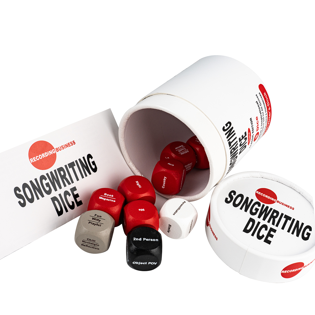 Songwriting Dice: 9 Songwriting Dice for All Genres
