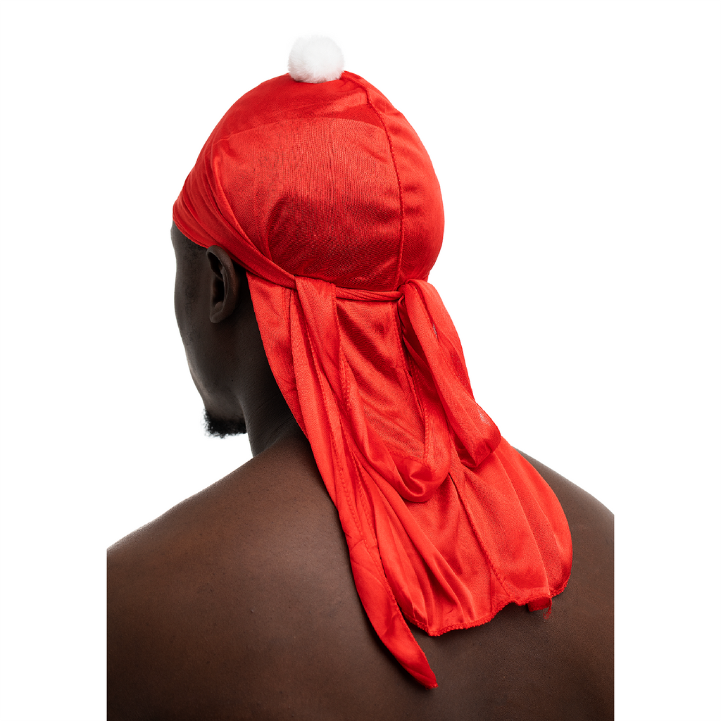 Joel in the Santa Durag