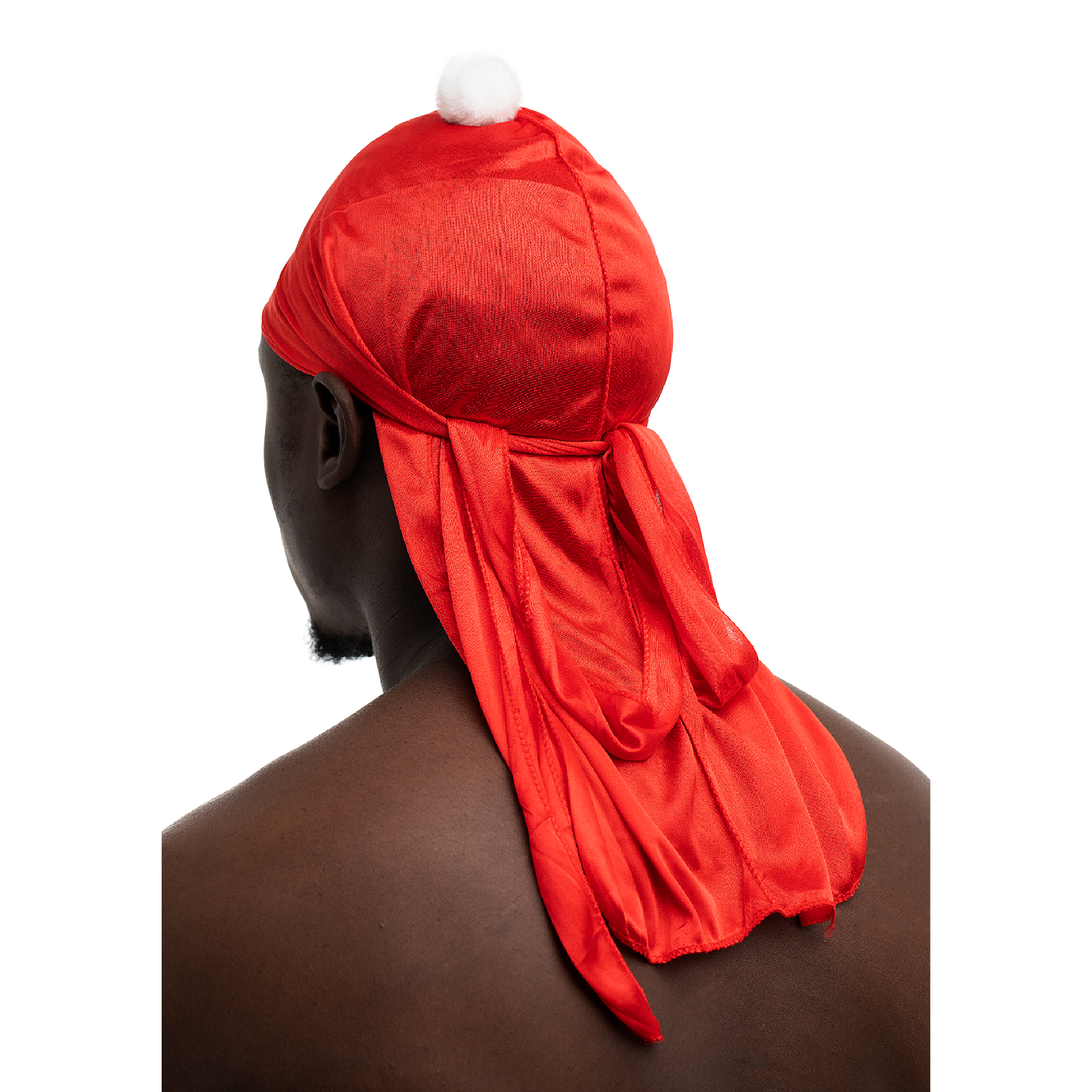 Joel in the Santa Durag