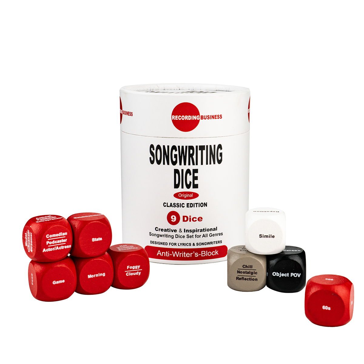 Songwriting Dice: 9 Songwriting Dice for All Genres