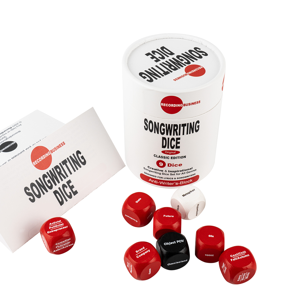 Songwriting Dice: 9 Songwriting Dice for All Genres