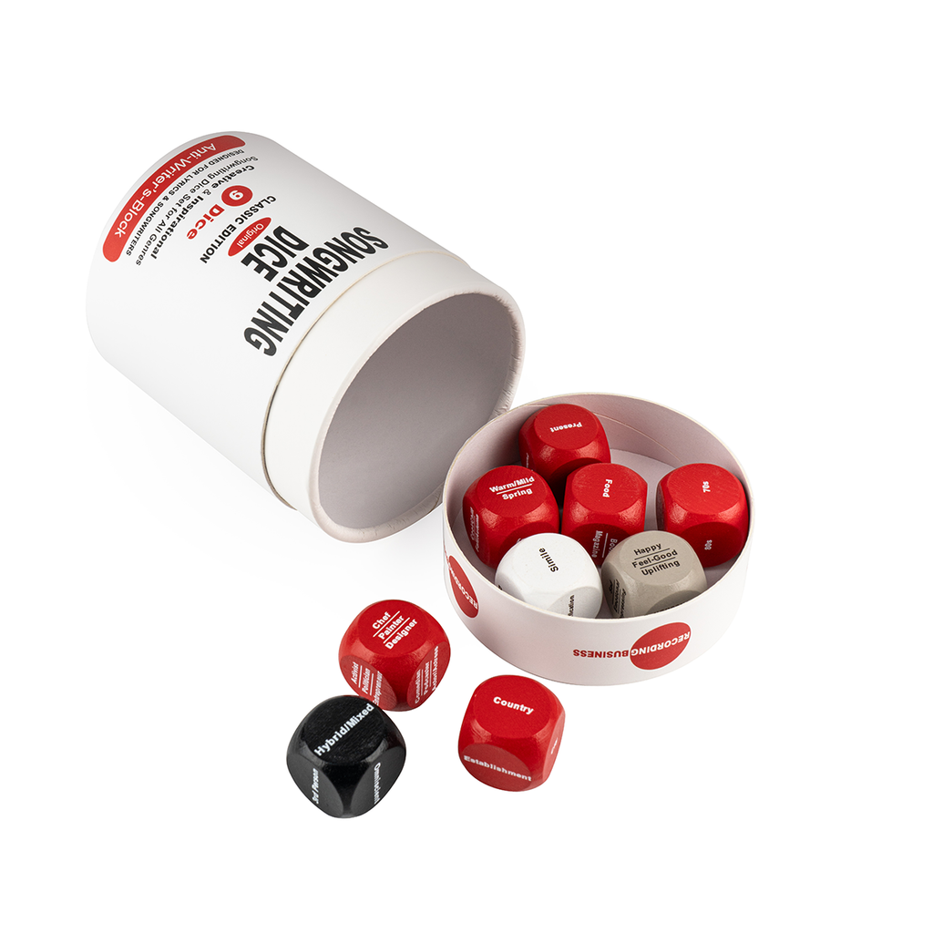 Songwriting Dice: 9 Songwriting Dice for All Genres