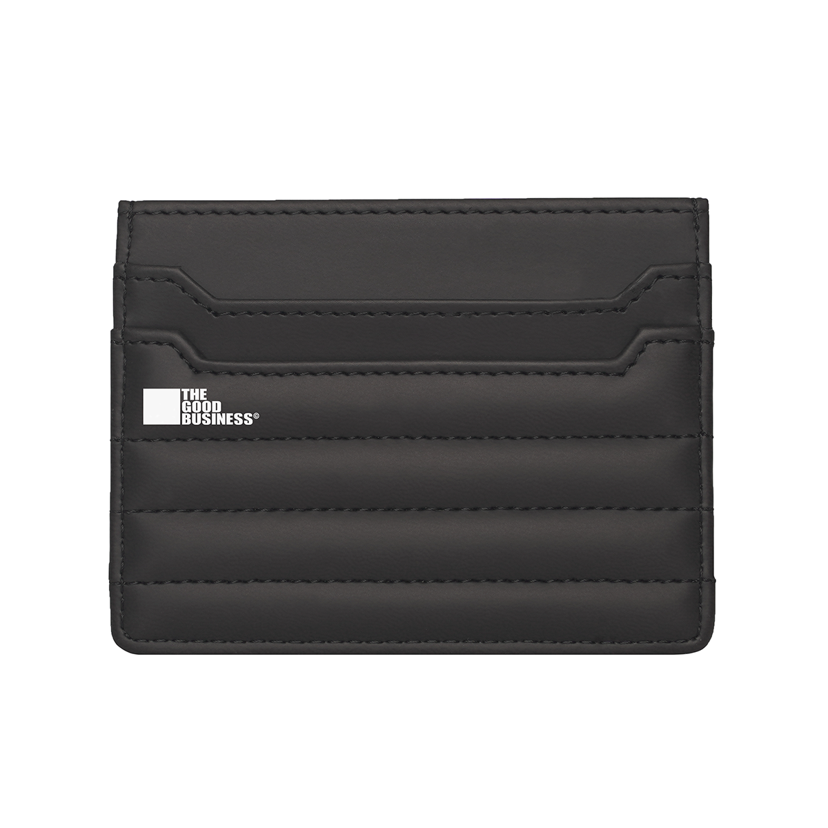 Black Puffer Card Holder Wallet (Midnight)