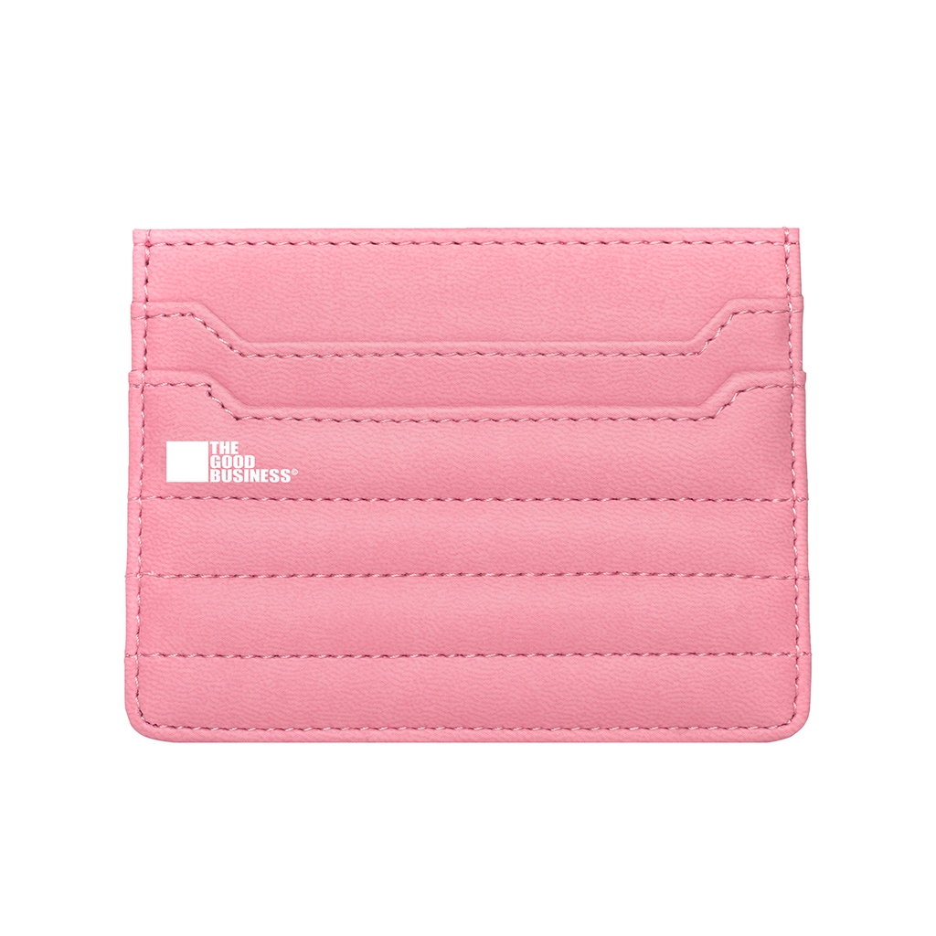 Pink Puffer Card Holder Wallet (Cotton Candy)