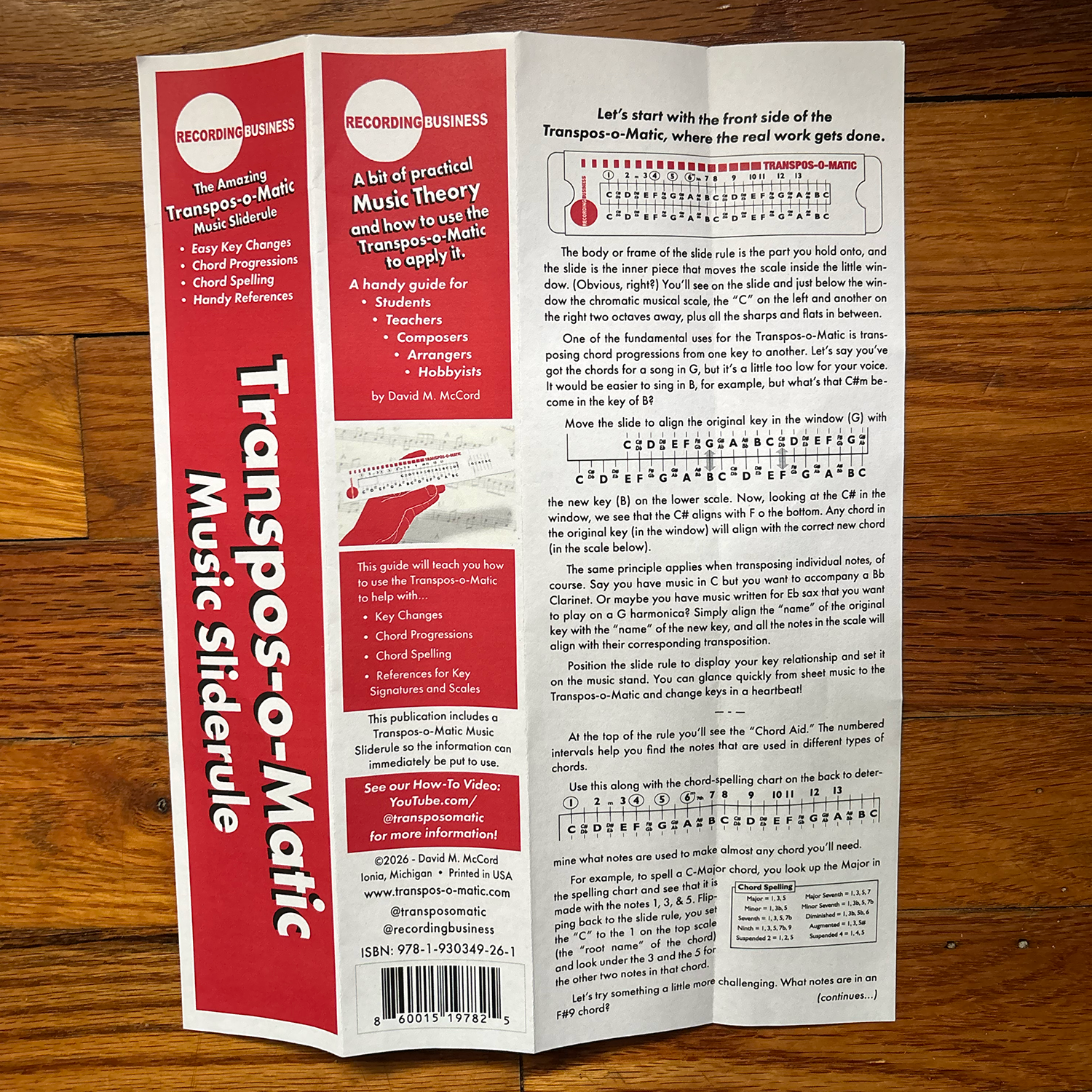 Transpos-O-Matic (Transpose Chords Easily & Learn Basic Music Theory)