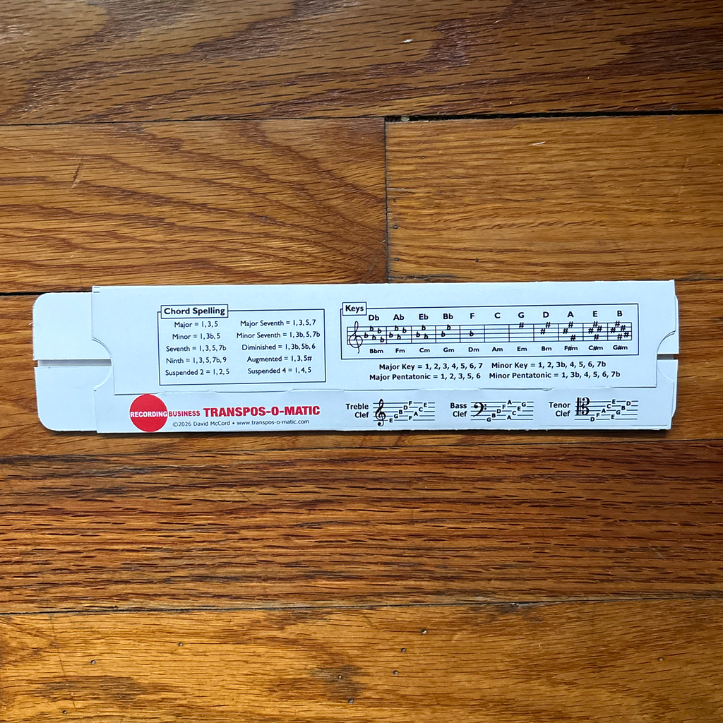 Transpos-O-Matic (Transpose Chords Easily & Learn Basic Music Theory)