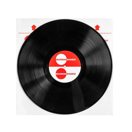 A Vinyl on top of Recording Business 12 inch Vinyl Record Inner Sleeves